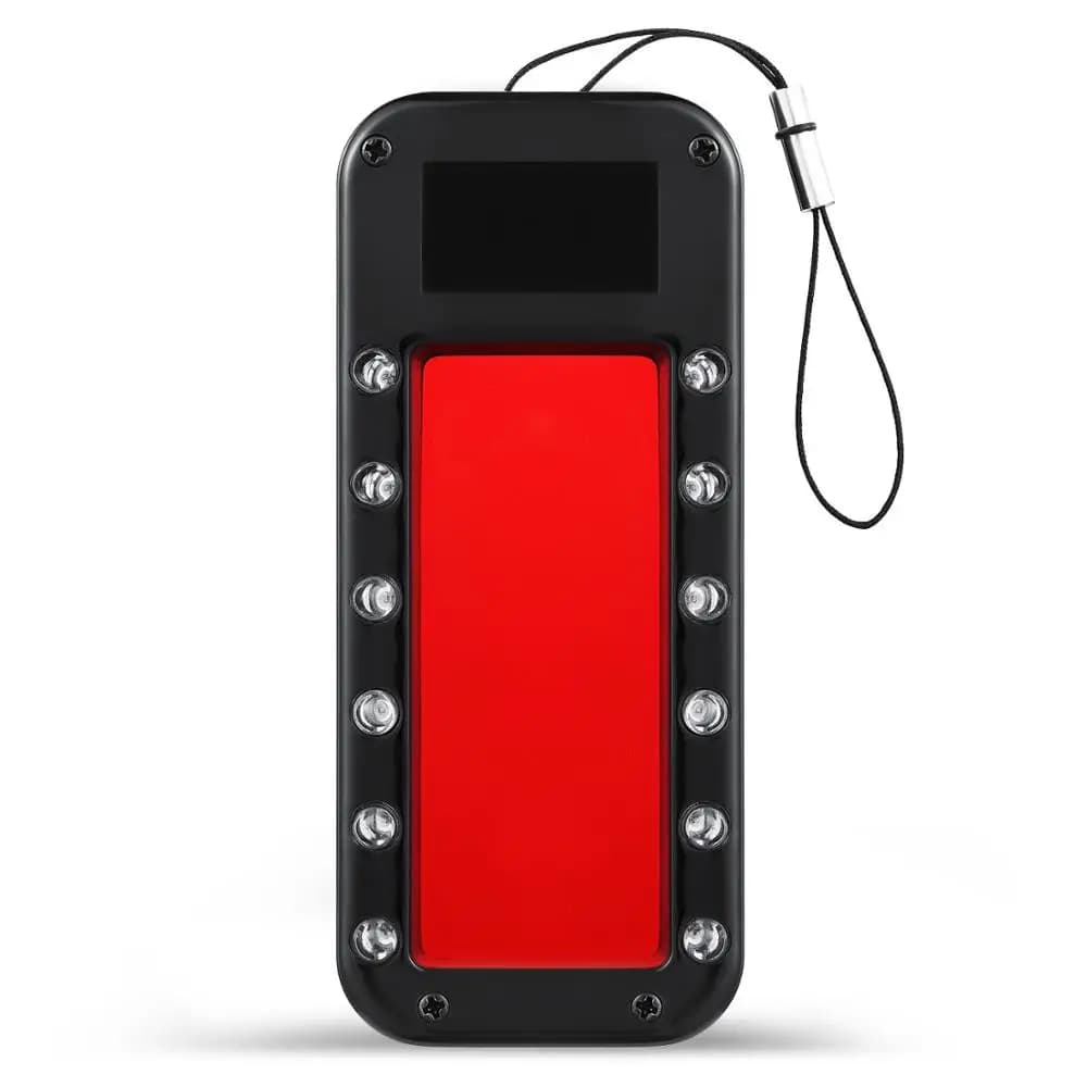 Détecteur de caméra cachée Pro Anti-Spy Finder, 12 lumières visibles, le plus récent, 2020