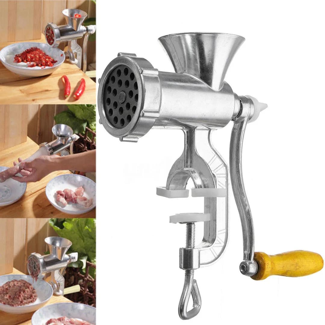 Hachoir à viande manuel, machine à pâtes, machine à saucisses, en alliage d'aluminium, pour la cuisi