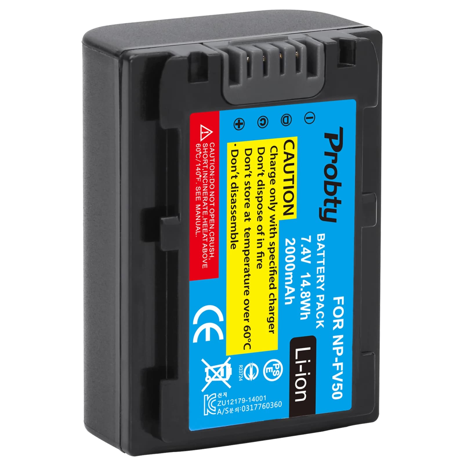 NP-FV50 de batterie pour Sony distillé FV50 FV30 NP-FV40 NP-FV70 NP-FV100 pour Sony Handycam HDR-CX5