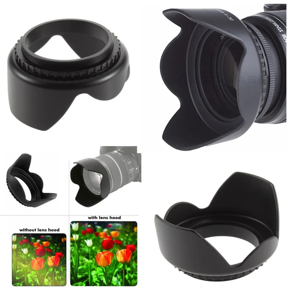 LimitX – pare-soleil en forme de fleur de tulipe, pour appareil photo Panasonic Lumix FZ200 FZ150 FZ