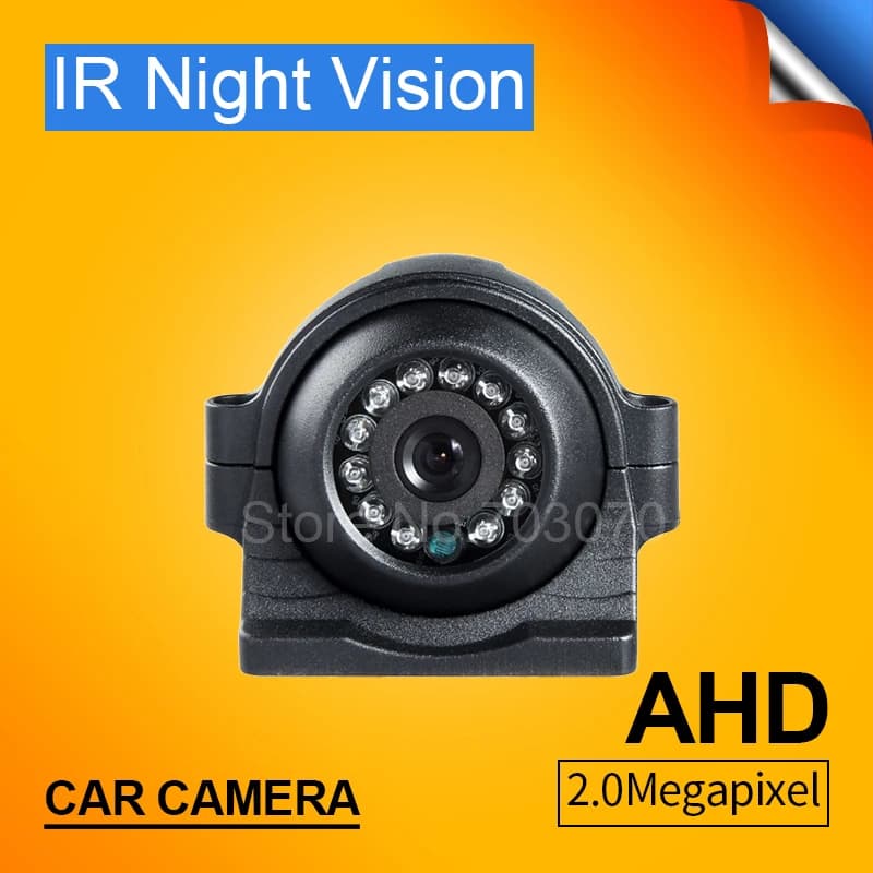 Caméra étanche CCTV vue avant/latérale droite/gauche CCD IR 2.0MP HD AHD caméra pour voiture/Bus/Pol