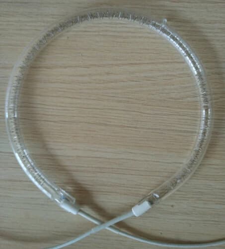 Pièces de four pièces de friteuse à air tube chauffant en verre de forme ronde 15 cm 1300 W