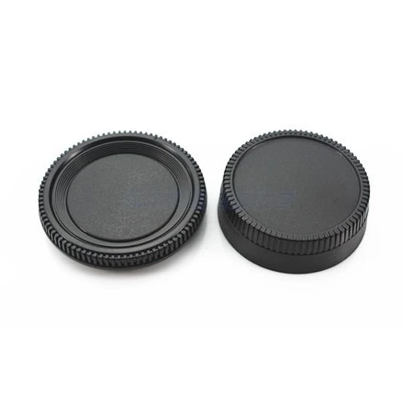 Capuchon de corps de caméra + capuchon d'objectif arrière pour Canon nikon Sony pour Pentax Olympus
