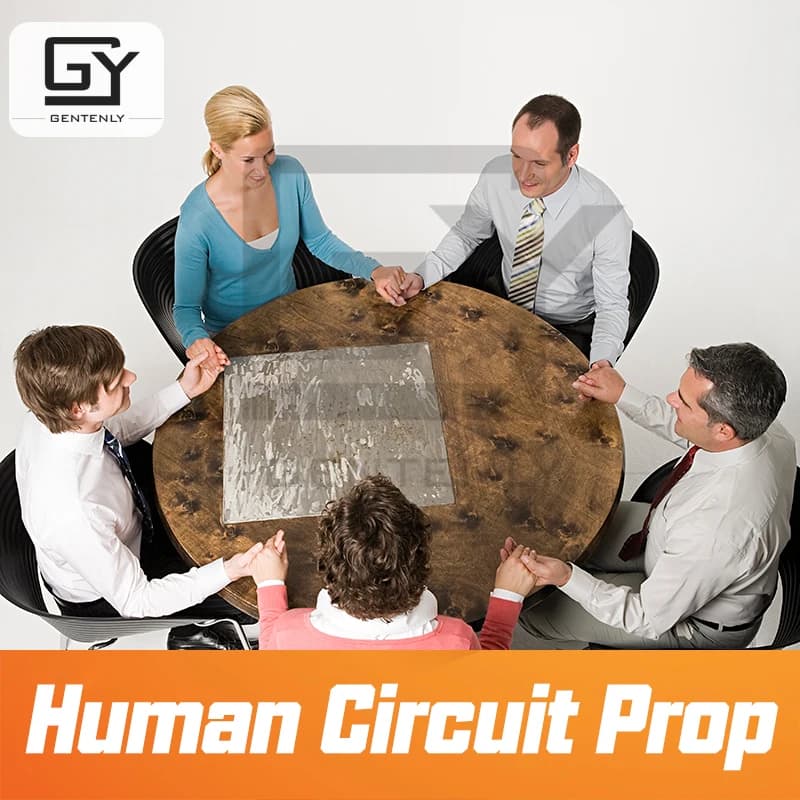 GENTENLY Escape Room : Dispositif de circuit humain pour évasion, puzzle de travail d'équipe, mécani