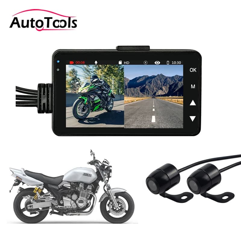 Moto DVR Caméra Moteur Dash Cam avec touristes Avant Arrière Enregistreur Hurbike Cam KY-MT18