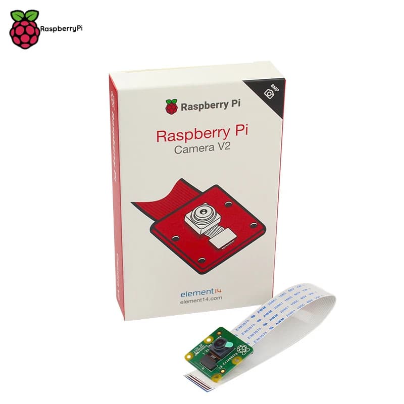 Caméra officielle Raspberry Pi V2 Tech avec Sony IMX219, puces sensibles à la lumière, 8MP Pixels, v