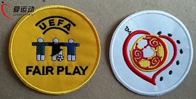 Ensemble de badges de football Fair Play Euro 1996 2000 2004, brodés, à thermocoller