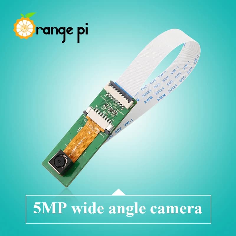Caméra Orange Pi 5MP OV5640, Zoom automatique avec objectif grand Angle pour cartes Allwinner H3
