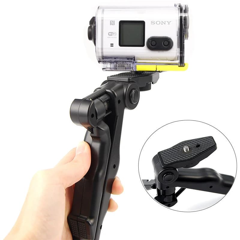 Mini trépied et stabilisateur à poignée portable, pour caméra de sport Sony Action Cam HDR-AS100V AS