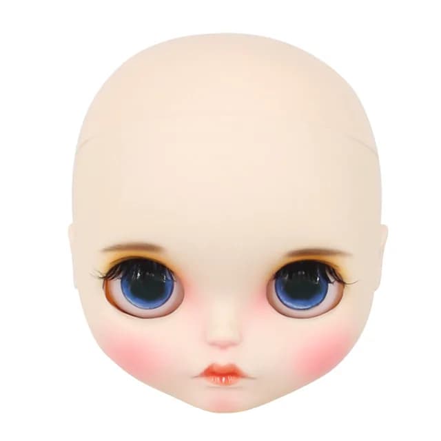 DBS Blyth-Poupée à Tête Chauve Personnalisée pour Fille, Jouet à Personnaliser Soi-même avec Peau Bl