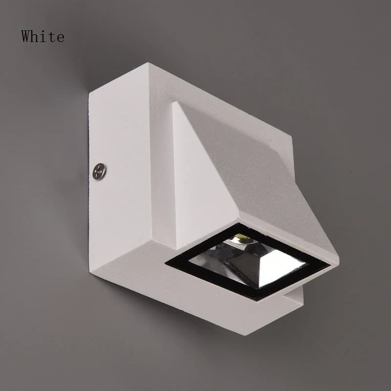 Décoration d'intérieur 5W 15W mur LED lumière intérieure extérieure étanche en aluminium trois têtes