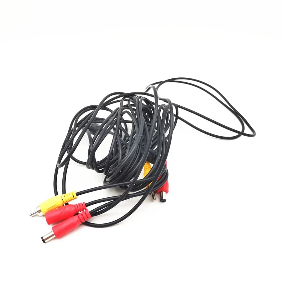 Câble d'alimentation Audio vidéo AV RCA de 7M, câble d'extension pour caméra de recul