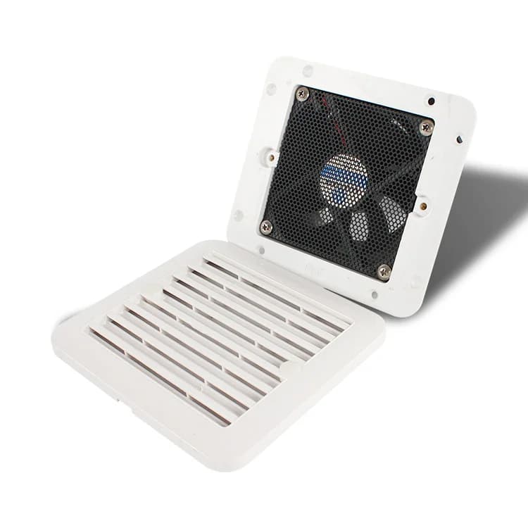 Évent de réfrigérateur 12V 8W avec ventilateur, pour remorque RV, caravane, Air latéral, échappement