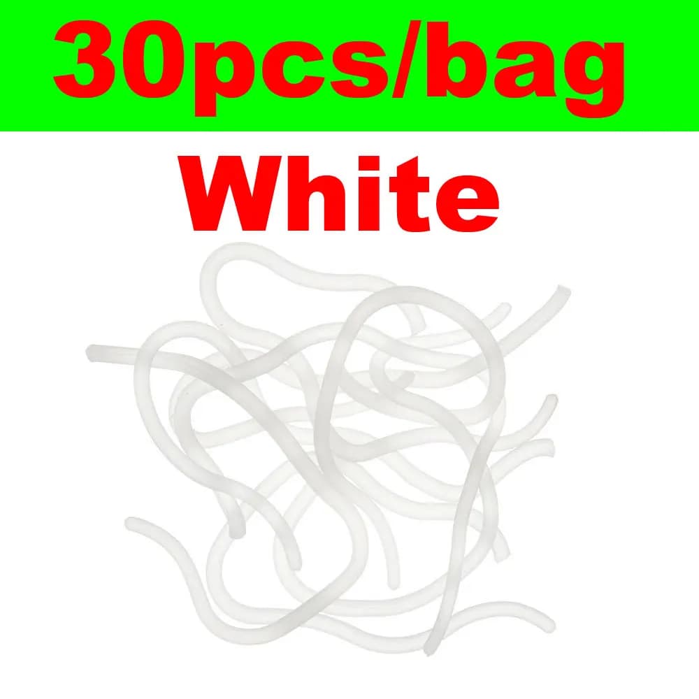 30 pièces/paquet vers Squirmy pour tricoter nymphe, crevettes, larve, vers San Juan matériel d'attac