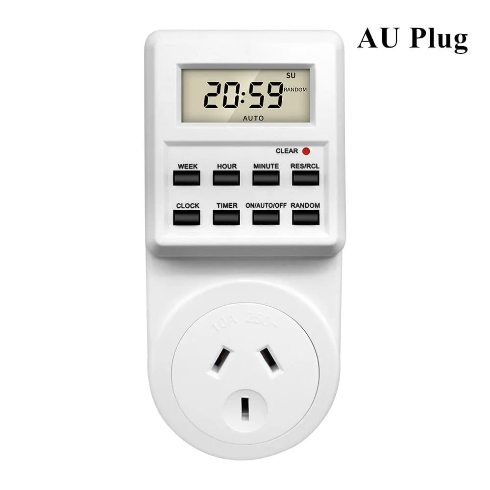 Minuterie numérique Programmable TM03, 24 h, minuterie de cuisine, prise ue UK AU US BR FR IT