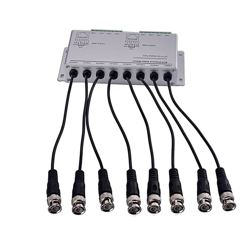 ESCAM 8CH HD CVI/TVI/AHD émetteur-récepteur passif 8 canaux, adaptateur vidéo Balun, transmetteur BN