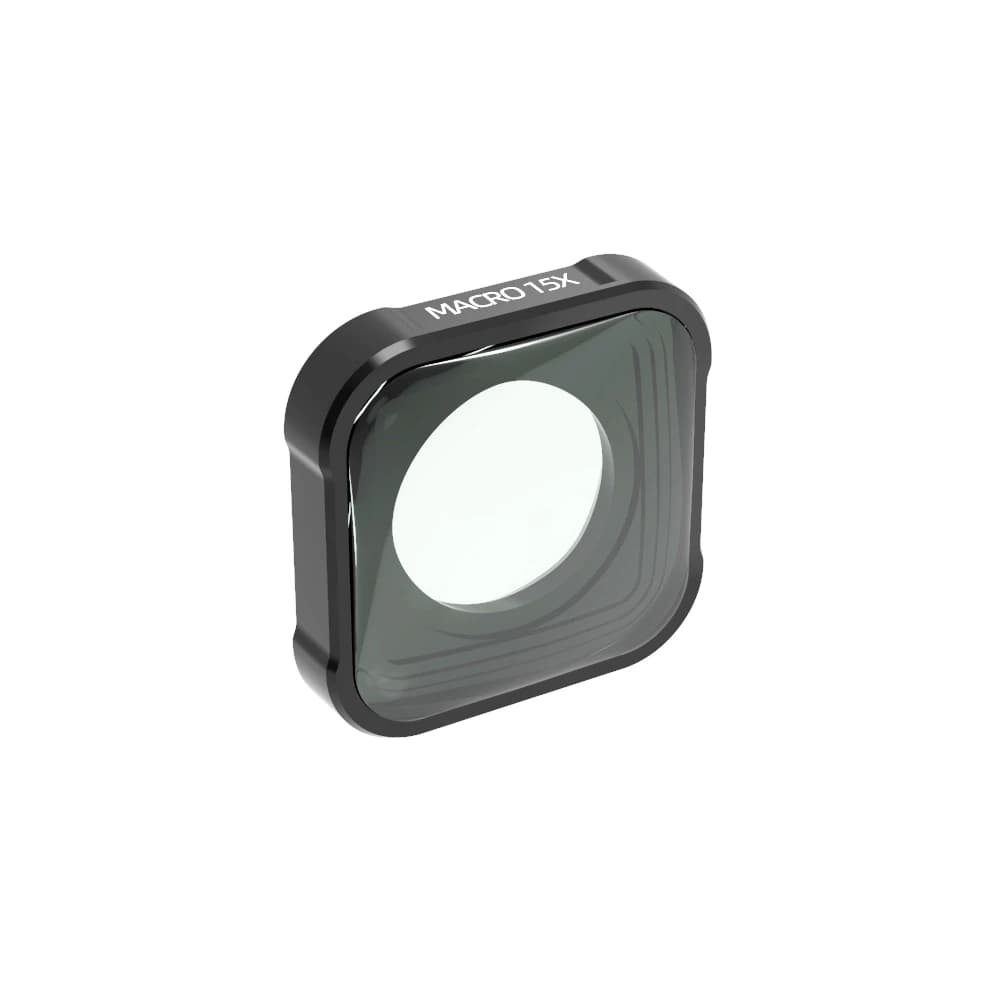 Objectif de caméra Partenaires pour GoPro 11/10/9, 4K HD, 15X, caméra d'action noire, lentille en ve