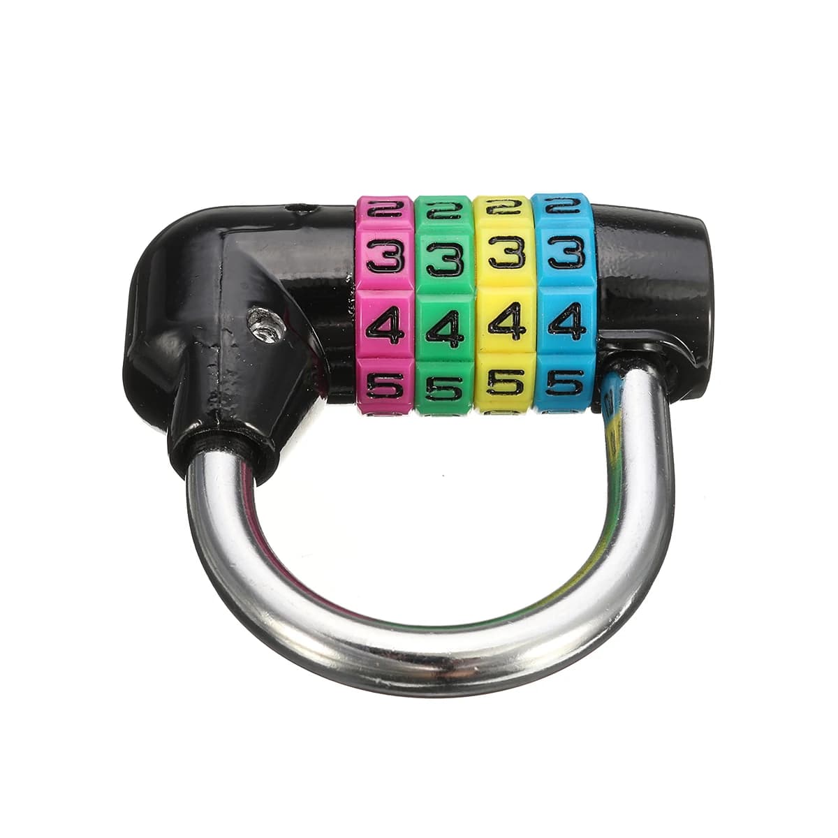 Cadenas de sécurité avec code à 4 chiffres et mot de passe, verrou de sécurité avec Cristal pour sal