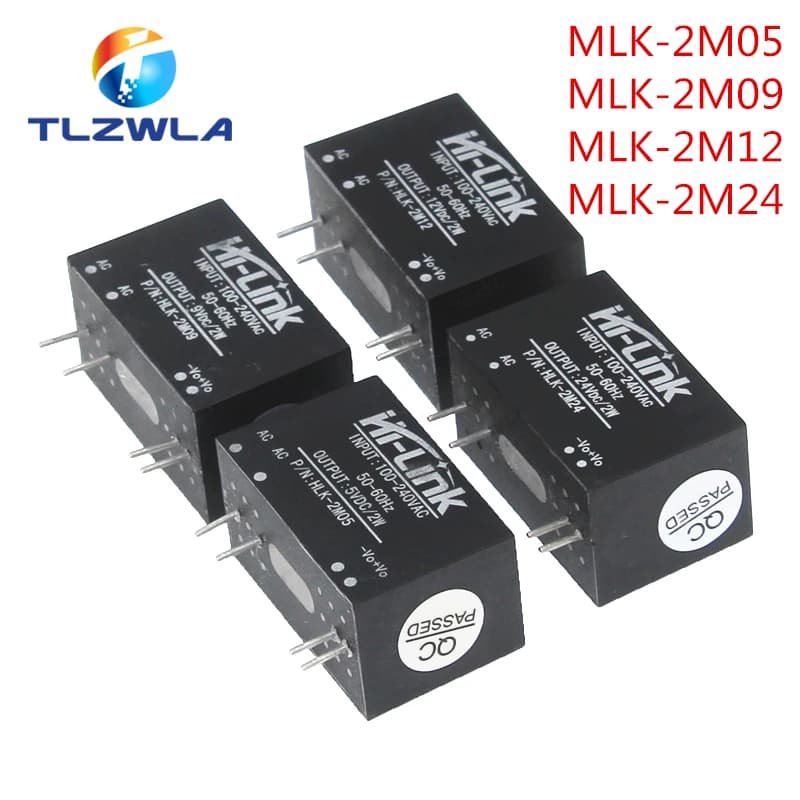 HLK-PM01 03/09/12/24 HLK-2M05 HLK-5M03 HLK-10M12 20M24AC-DC 220V à 5V/3.3V/12V Module d'alimentation