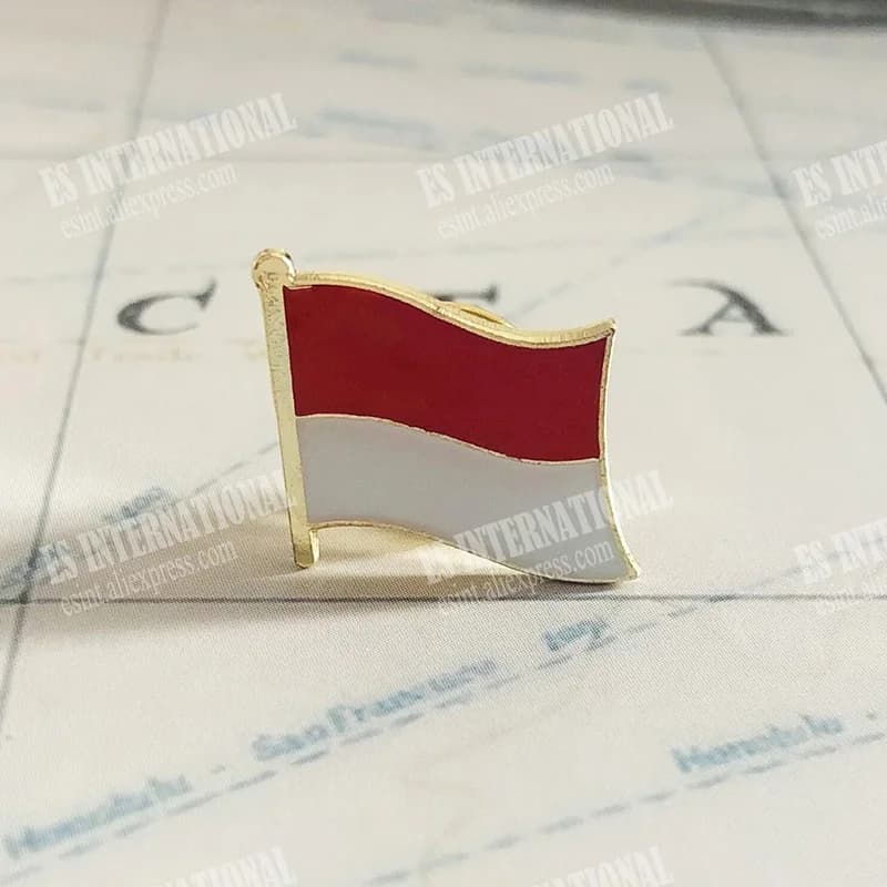 Épinglettes de revers de sensation nationale de Monaco, insigne d'élection en cristal, insigne en ém