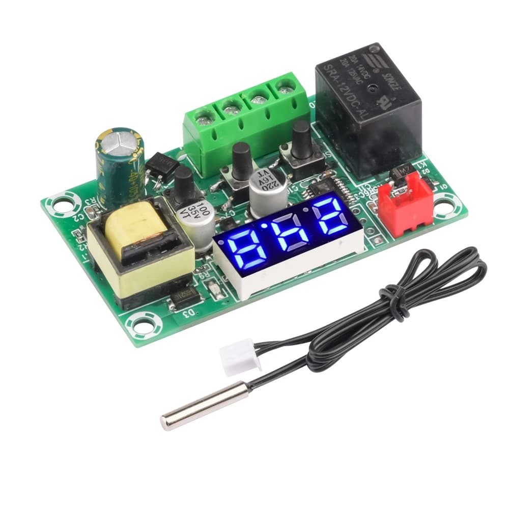 Thermostat NTC W1209 220V, température fraîche, interrupteur de contrôle de température, thermomètre