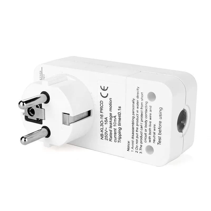 Protection contre les fuites de terre prise ue 16A 250V prise de connexion de chauffe-eau de climati