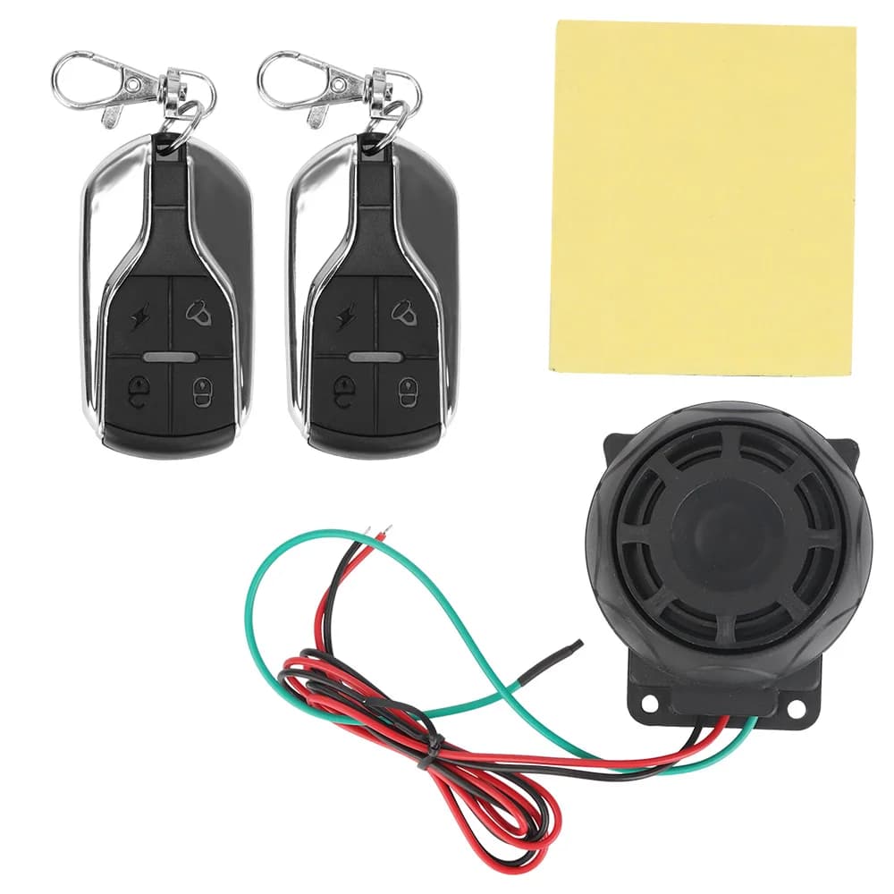 Système d'alarme de sécurité télécommandé pour moto, protection contre le vol, style de voiture, tou