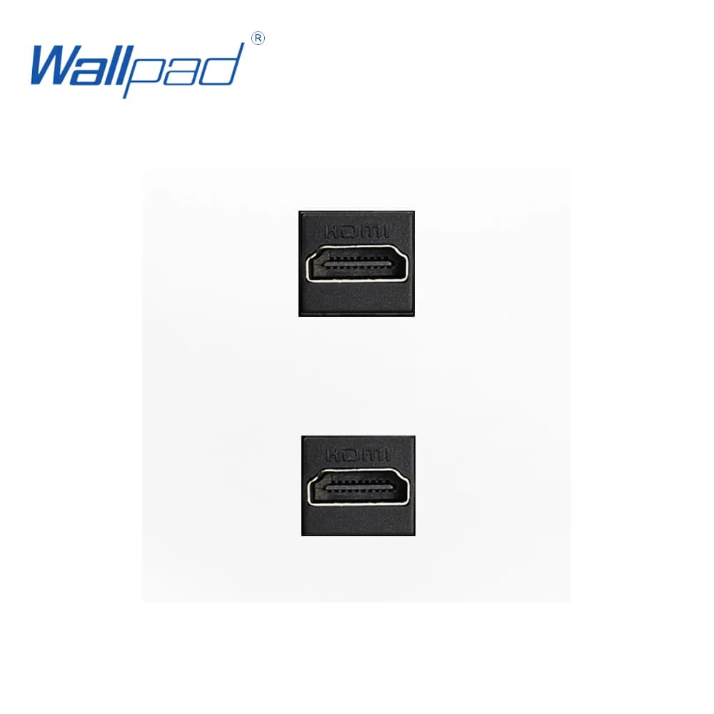 Double prise HDMI, touche de fonction pour Module uniquement 52x52mm, Wallpad 2 HIDMI