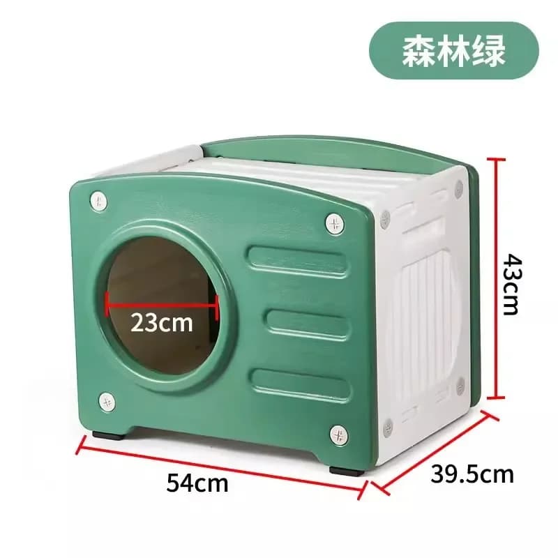 Niche d'extérieur étanche à la pluie pour animaux de compagnie, maison pour petit chien, accent d'in