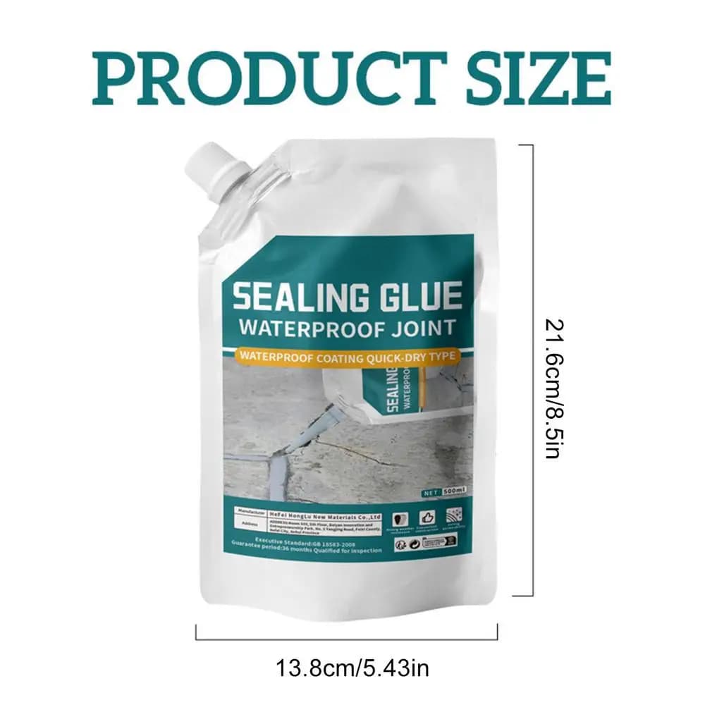 Mastic pour béton 500ml, réparation des dalles de béton, colle adhésive forte pour calfeutrage, anti