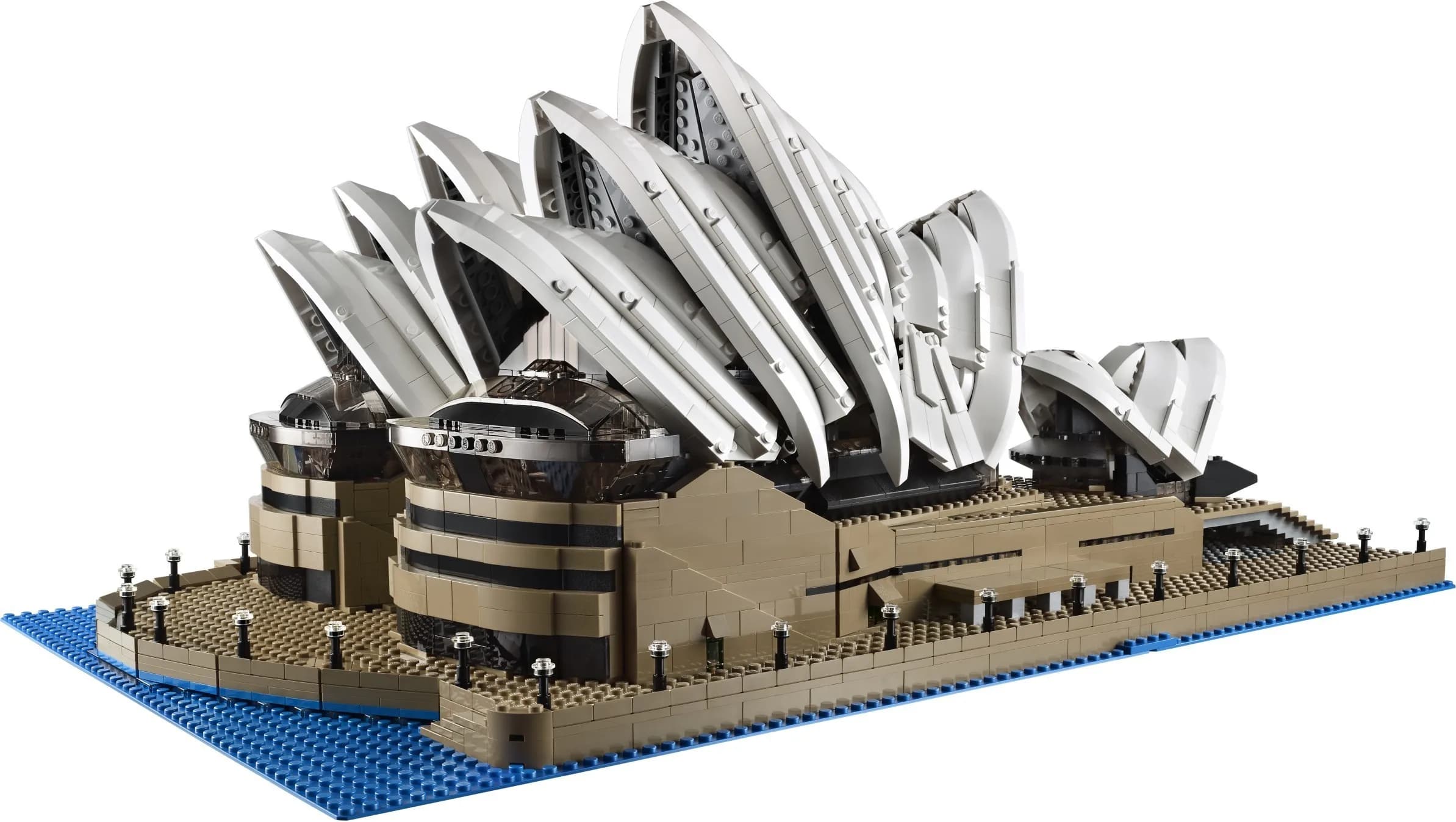 2989 pièces la maison de l'opéra de Sydney 17003 partie des blocs de construction de bâtiments de re