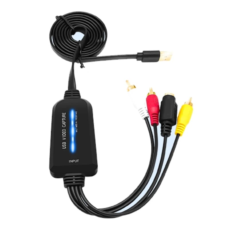 Convertisseur vidéo VHS vers numérique USB 2.0, carte magnétoscope VHS vers convertisseur numérique,