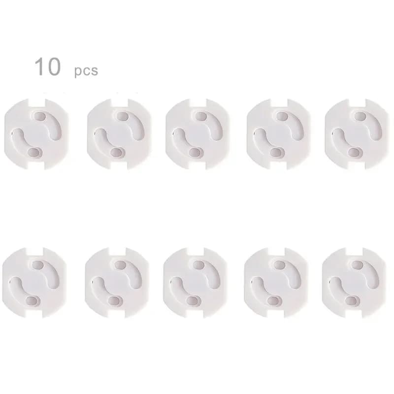 Couvercles de prises de sécurité pour bébé, 10 pièces, protecteurs de prises électriques en plastiqu