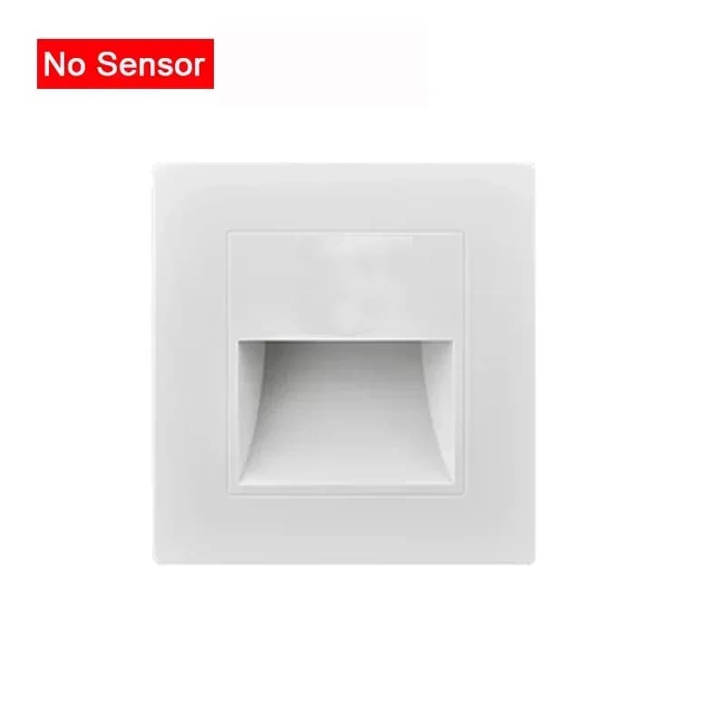 Led escalier lumière 4 couleurs applique murale encastré pied couloir étape lampe applique chambre s