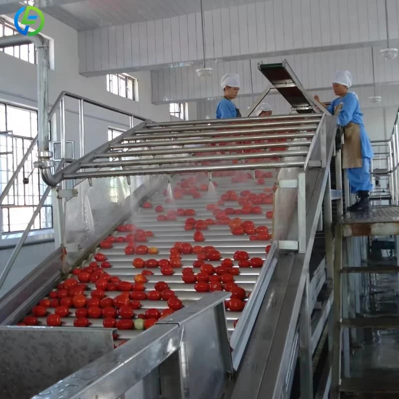 Machine de fabrication de sauce tomate personnalisée entièrement automatique, ligne de production de