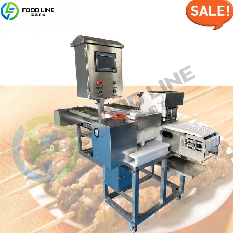 Machine à Kebab industrielle – Machine à brochettes de viande automatique à faible coût pour Souvlak