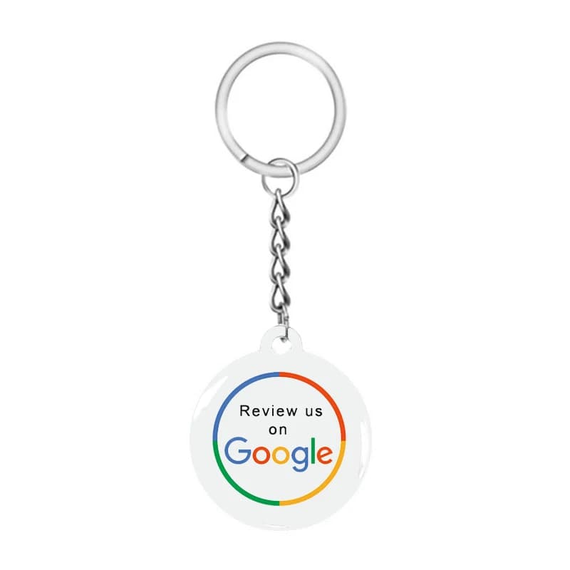 Porte-clés Smart Google Review Tap pour commentaires instantanés des clients pour les avis directes