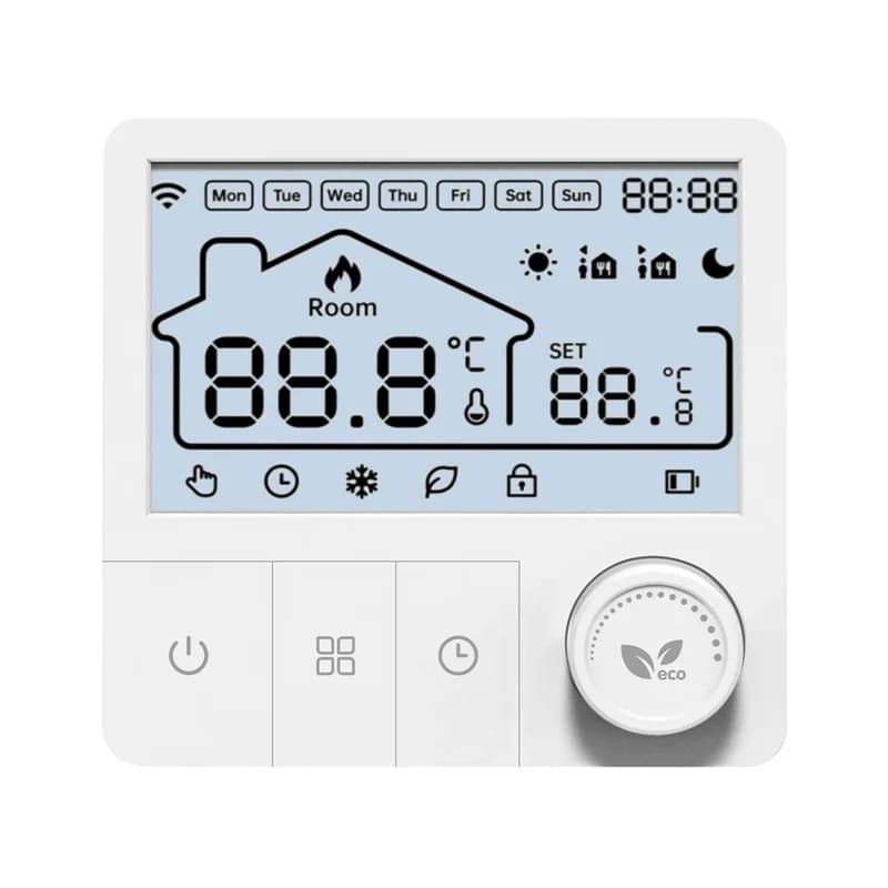 Tuya – Thermostat de chauffage Wifi pour maison intelligente, Thermostat automatique sans fil, régul