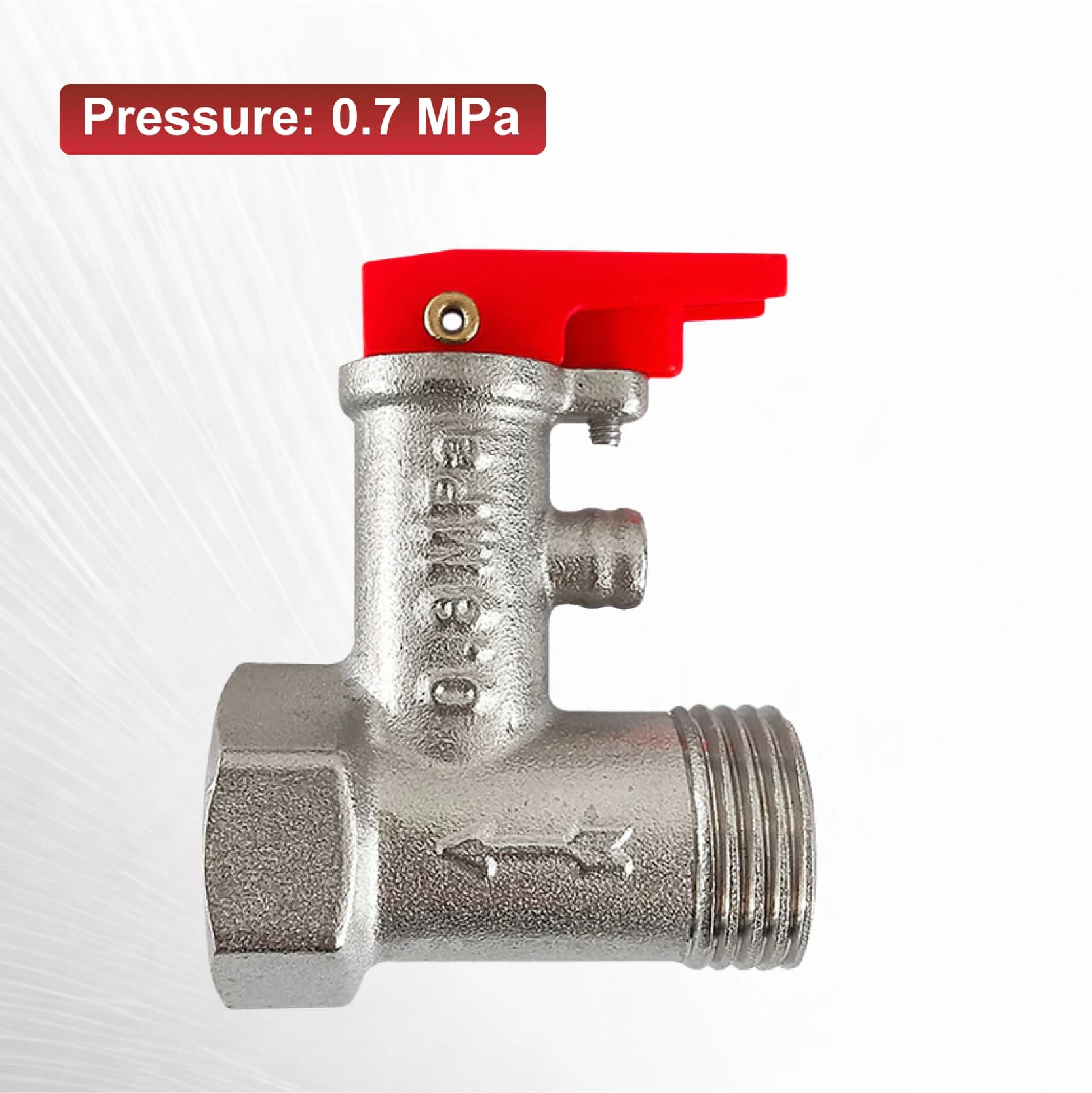 Soupape de Sécurité Chauffe Eau Électrique en Laiton Soupape de Décharge de Pression Réglable à Ress