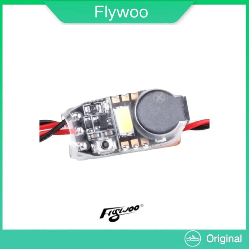 Flywoo Finder V1.0 100dB alarme sonore avec lumière LED pour Drone FPV, Support Betaflight/Cleanflig