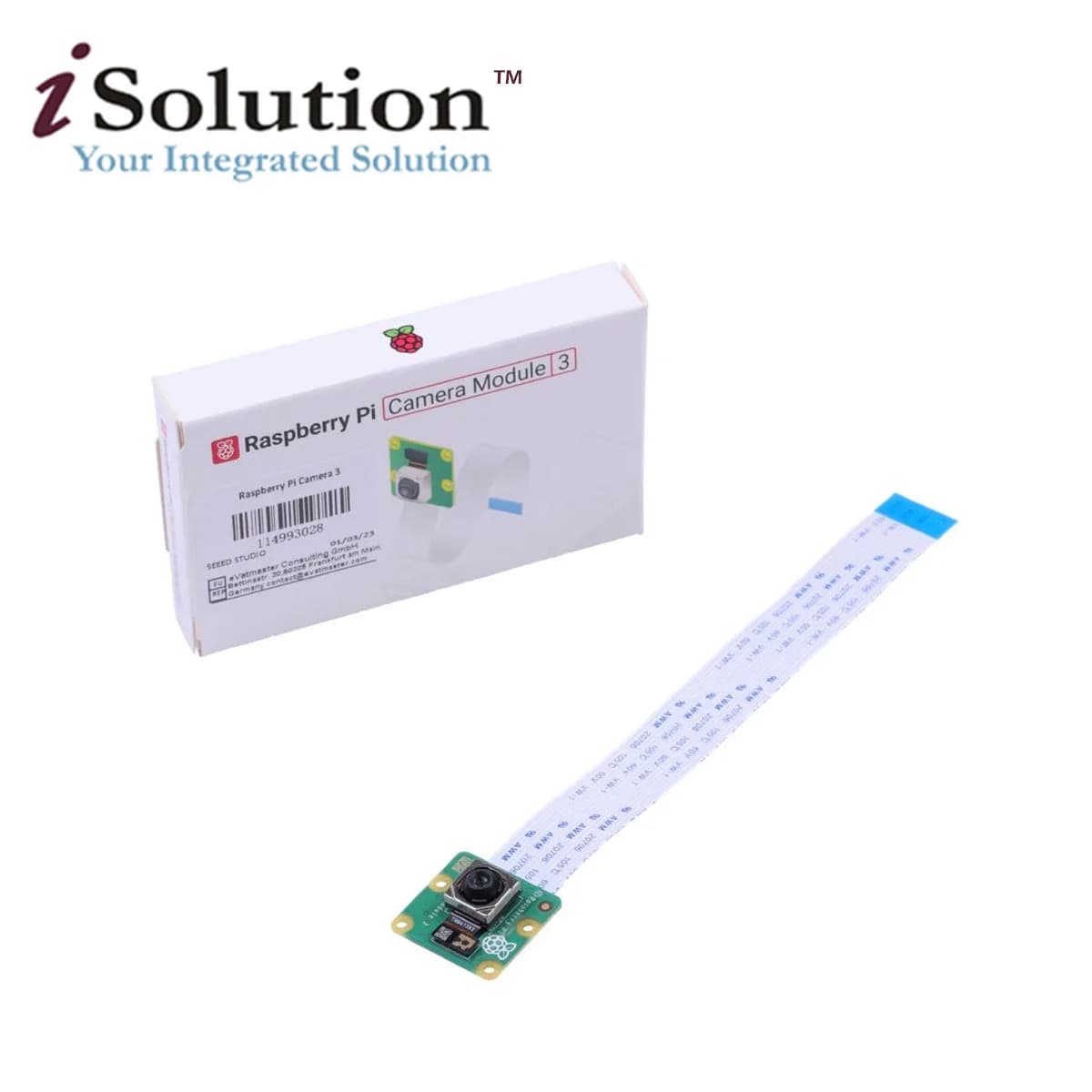 Caméra officielle Raspberry Pi, angle de vue alertes onal 75 °/120 °, capteur 12 mégapFête els, mise