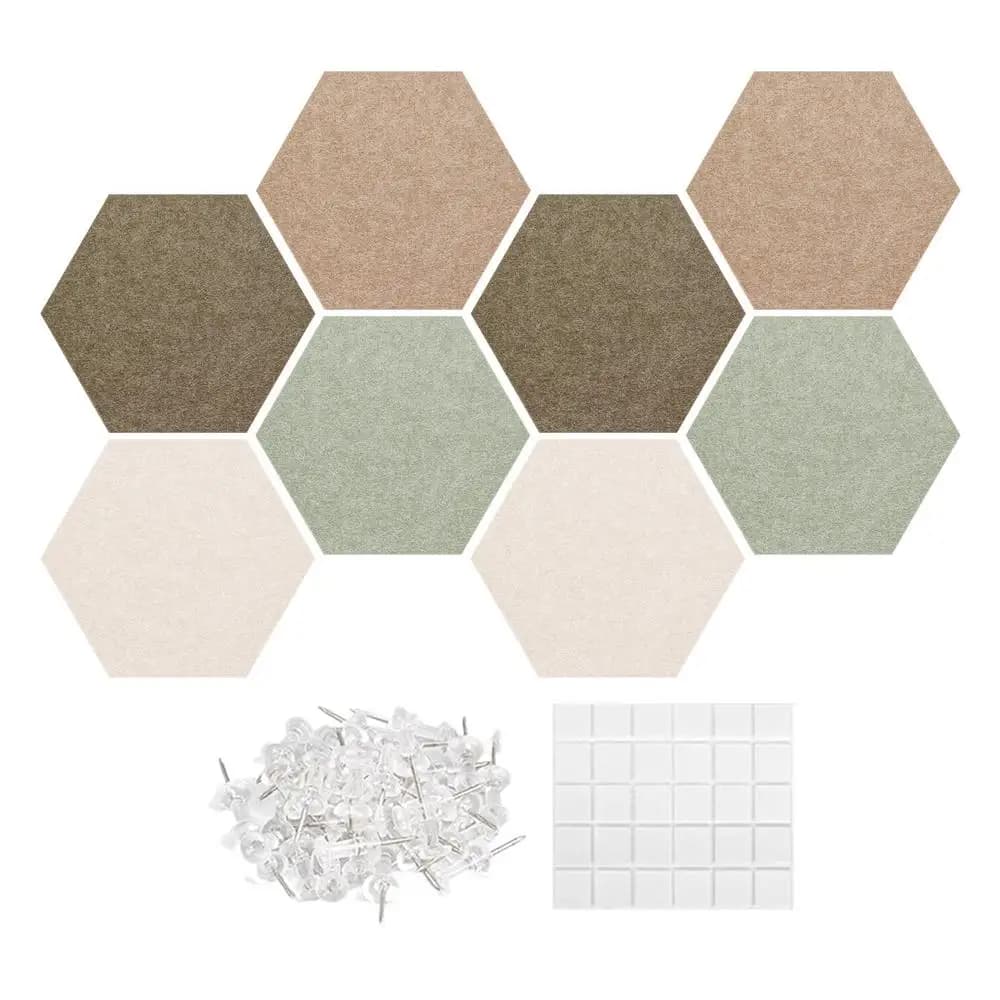 Panneaux Muraux Hexagonaux Décoratifs pour la Maison – Panneaux Acoustiques pour Affichage de Photos