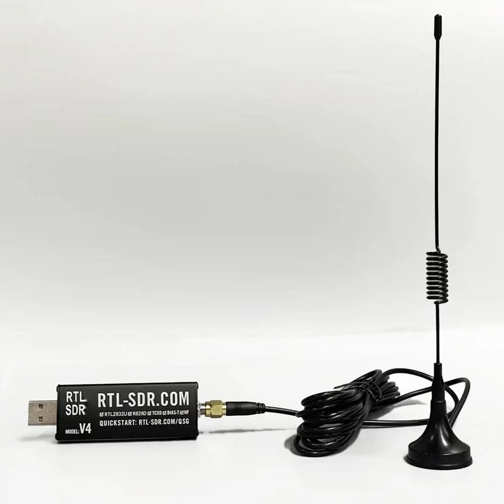 RTL SDR V4 R828D RTL2832U 1PPM TCXO SMA RTLSDR Radio définie par logiciel avec antenne polyvalente