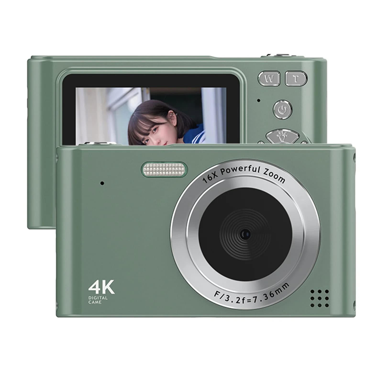 Appareil photo numérique 4K caméscope 48MP caméra vidéo numérique écran 2.4 pouces Zoom numérique 16