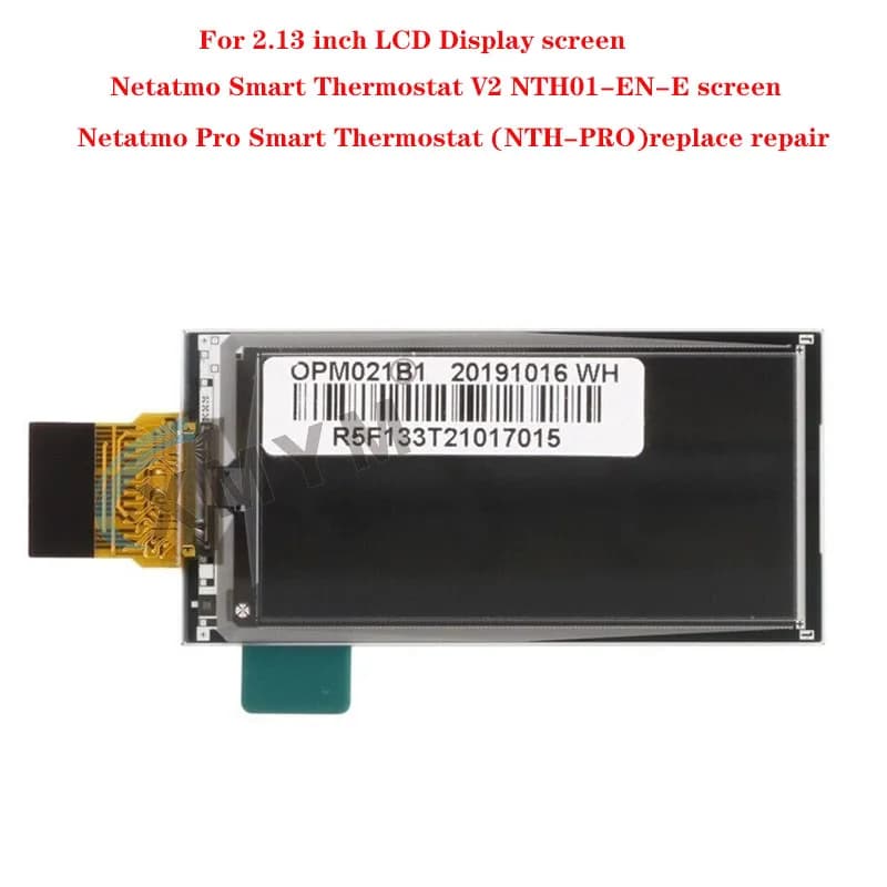 Pour écran d'affichage LCD 2.13 pouces Netatmo Thermostat intelligent V2 NTH01-EN-E écran Netatmo Pr