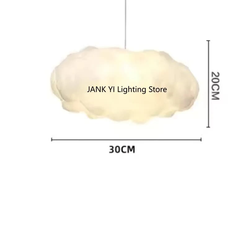 Luminaire suspendu en forme de nuage design pour salon, restaurant, éclairage décoratif intérieur en