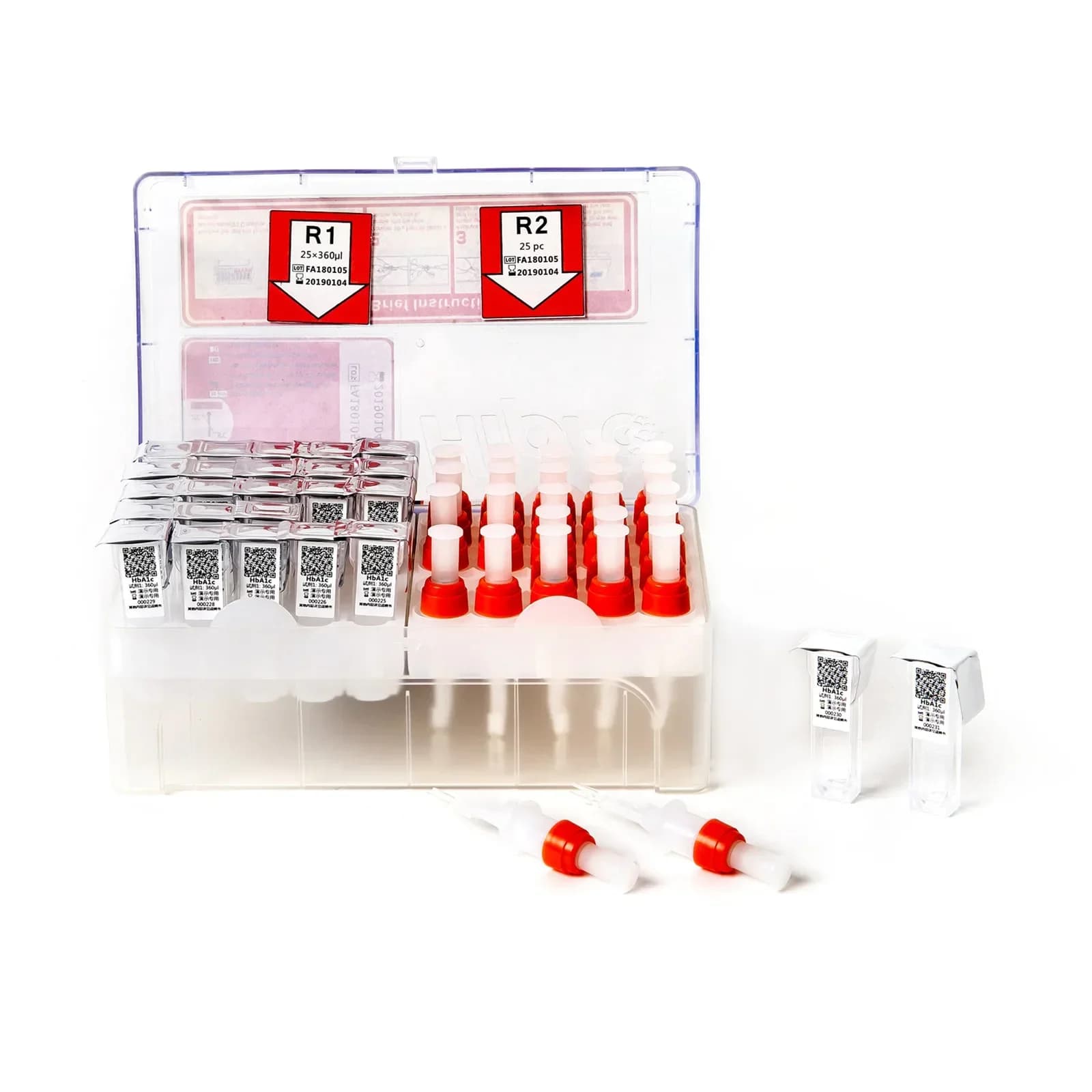 Hipro dernière fabrication HP-AFS/1 A1 HBA1C TSH HSCRP + CRP LH CtnI d-dimer AFP PSA 25 pièces par b