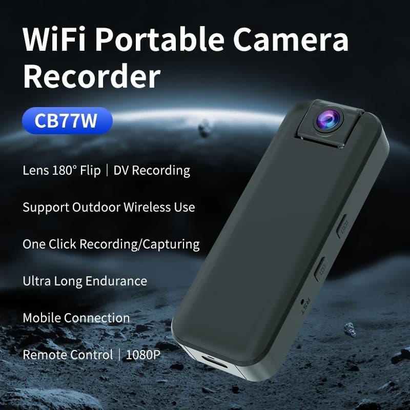 Vstarcam CB77 2MP 1080P O-KAM Andrea 135 Résistant Grand Angle Bluetooth 4G /WIFI Police instrument