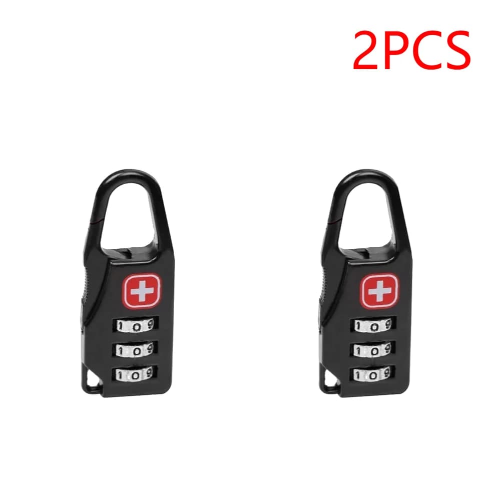 40-1 pièces Mini sécurité douane serrure combinaison Code numéro serrure cadenas mot de passe cadena
