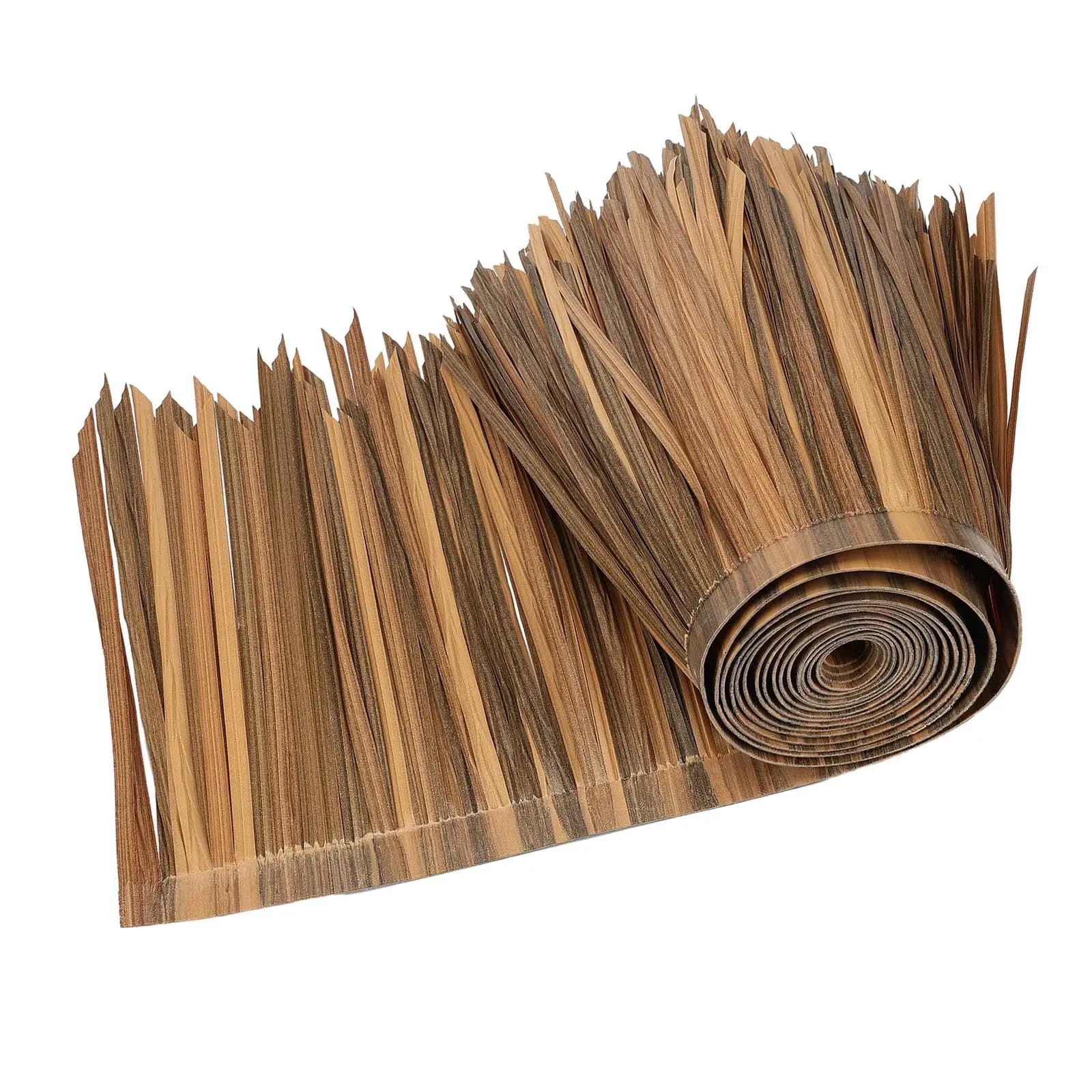 Décor de simulation de chaume de toit en paille, 1m, utilisation simple, accessoires polyvalents, en